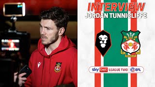 INTERVIEW  Jordan Tunnicliffe after Salford City [upl. by Odraode]