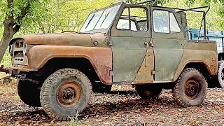 Full restoration of the old abandoned car UAZ 469 [upl. by Schnur]