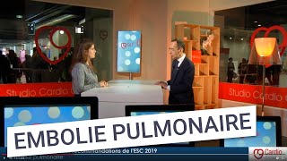 Embolie pulmonaire  les messages clés des recommandations de lESC 2019 [upl. by Flora]