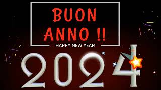 Buon Anno 2024  video per gli auguri di un felice anno nuovo [upl. by Nahtnamas]