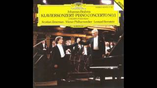 Brahms Piano Concerto No1 1 Zimerman Vienna Philharmonic Bernstein 1983 Live [upl. by Collier386]