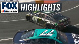 Chaotic sequence at The Clash ends in Kurt Busch wreck  NASCAR ON FOX HIGHLIGHTS [upl. by Glasgo]