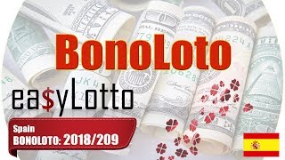 Bonoloto Spain Lottery 31 Aug 2018 [upl. by Enytnoel629]