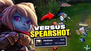 I MET SPEARSHOT IN KOREAN SOLO QUEUE [upl. by Annaeed401]