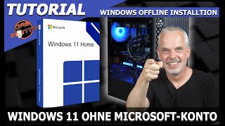 Windows 11 ohne Microsoft Konto installieren  Offlineinstallation ohne Internet Tutorial  DasMonty [upl. by Prunella]