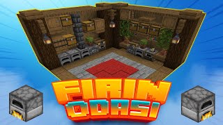 Minecraft Harika Fırın Odası Tasarımı l Minecraft Awesome Smelting Room Design İdeas [upl. by Gabriele]