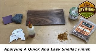 Applying A Quick And Easy Shellac Finish [upl. by Acinomed]