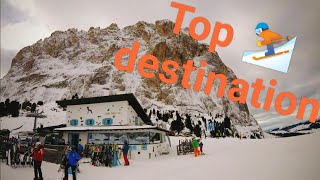 Ski  Dolomiti  Tuesday the heart of Dolomites [upl. by Tapes]