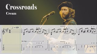 Crossroads  Cream  Guitar Tab [upl. by Chadabe]