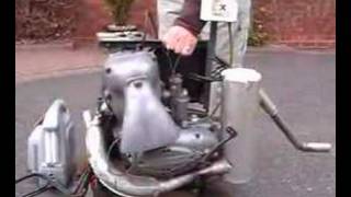 Messerschmitt Sachs 191cc engine running [upl. by Tarsuss]