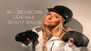 Womens Ski and Snowboard Gear Haul 2017 [upl. by Ordnaxela375]