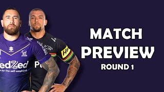 Melbourne Storm vs Penrith Panthers  Match Preview  Round 1  NRL 2024 [upl. by Ayekat]