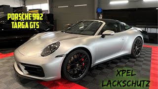 Porsche 992 Targa GTS XPEL Stealth PPF CUSTOMMADE Lackschutz Komplettfolierung how we do [upl. by Yhpos]