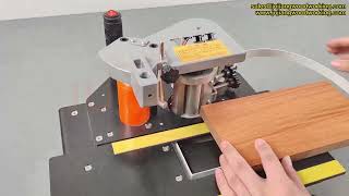 Installation and use tutorial of portable edge banding machine [upl. by Straus]