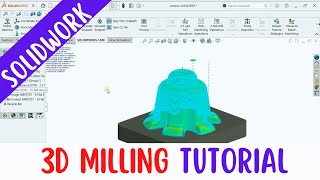 solidworks cam 3d milling [upl. by Seeto]