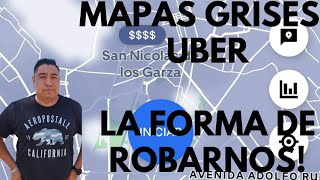 Adiós a la tarifa dinámica de Uber a través de los mapas grises de Uber [upl. by Einner]