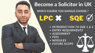 How To Become a Solicitor In The UK  SQE 1 and 2  Solicitor Qualification Exam  Study in UK [upl. by Ellicott]