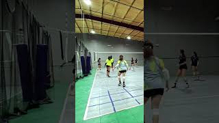 Helenys Block vs Momentum Volleyball Academy Neon Team volleyball block middleblocker viral [upl. by Euqinehs]