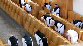 Monks chanting sext at the Abbey of Gethsemani Kentucky USA [upl. by Orpah]