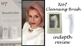 IN DEPTH REVIEW  No7 Beautiful Skin Cleansing Face Brush [upl. by Enilekcaj]