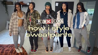 how i style sweats in the fall comfy amp casual sweatpants lookbook [upl. by Hako497]