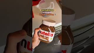 RICETTA SEGRETA ICE COFFE NUTELLA shorts [upl. by Fraase461]