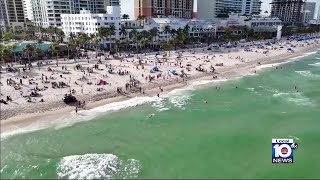 Spring Break crowds growing in Fort Lauderdale [upl. by Aramas]