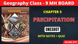 9th Geography  Chapter 5  Precipitation  Oneshot  Maharashtra Board [upl. by Dagny]