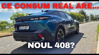 Ce consum are noul Peugeot 408 12 PureTech 130 CP si cutie automata Aisin AT8 2024 [upl. by Nyleahs]