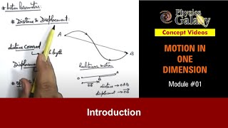 Class 11 Physics  MOD  1 Motion in One Dimension Introduction  For JEE amp NEET [upl. by Bigford]