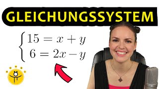 Gleichsetzungsverfahren mit 2 Variablen – Gleichungssysteme lösen [upl. by Rollins456]