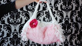 How to make a no sew purse [upl. by Yellac886]