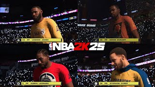 All Western Conference Teams Starting 5 Intros  NBA 2K25 Next Gen Ultra HD 4K Full Gameplay PS5 [upl. by Abbate]