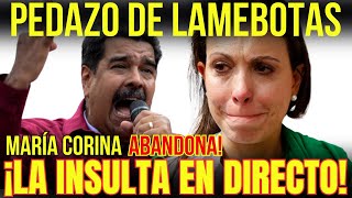 ¡ACABA DE PASAR 🔴 Maduro INSULTA a MARÍA Corina y ESTA RESPONDE SIN PIEDAD [upl. by Dagney]