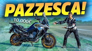 CFMOTO 800 MT TOURING 2024 NON ME LASPETTAVO COSÌ 😱  Test Ride ITA [upl. by Jeunesse]