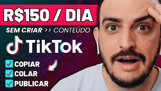 COMO GANHAR R150 POR DIA NO TIKTOK Como Ganhar Dinheiro no TikTok [upl. by Laks]