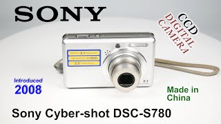 2008 Sony Cyber shot DSCS780  CCD Digital Camera [upl. by Berty]