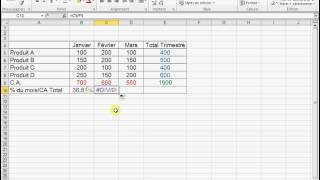 EXCEL  Cellule référence [upl. by Zinnes]