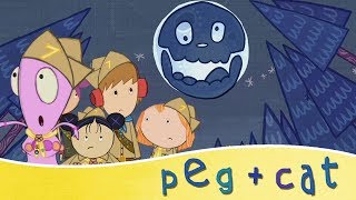 Peg  Cat 🎃 A Spooky Problem for Halloween [upl. by Anig493]