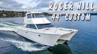 Sunchaser  Roger Hill 44 Custom Power Cat [upl. by Sahcnip]