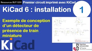 Premier PCB avec KiCad 6  Créer un nouveau symbole à partir de sa documentation [upl. by Gemperle541]