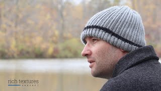 Mens Classic Beanie with Colour Brim  Crochet Pattern [upl. by Han]