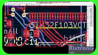 STM32F103VCT6 Dev PCB Kicad P348 [upl. by Nivanod]