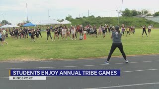 Kingsport City Schools hosts annual Tribe Games Inclusive Field Day [upl. by Ardnekan979]