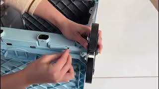 How to Assemble the Stair Climbing Foldable Utility Cart with 8 Wheels [upl. by Ronn]