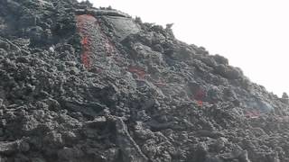 lava flows at Pacaya Jan 2010 [upl. by Haddad]