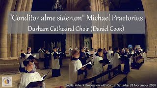 quotConditor alme siderumquot Michael Praetorius  Durham Cathedral Choir Daniel Cook [upl. by Essiralc]