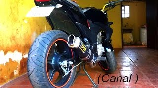 CB300 Com Rabeta Slim e Escape Pro Tork PT 2 Veja O Ronco [upl. by Sualakcin]