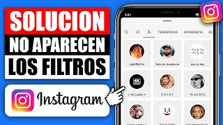 ✅ Como Poner los Filtros en Instagram Si No Me Aparecen 2024 No Aparecen los Filtros de Instagram [upl. by Ativel]