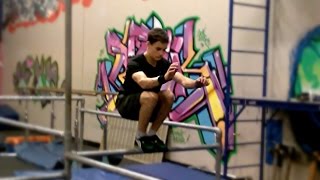 10 Foot Standing Rail Precision Parkour 2015 [upl. by Kcirdde]